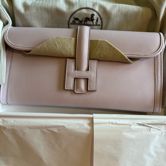 Hermes Jige Elan 29 Swift leather mauve pale - Picture 2 of 12
